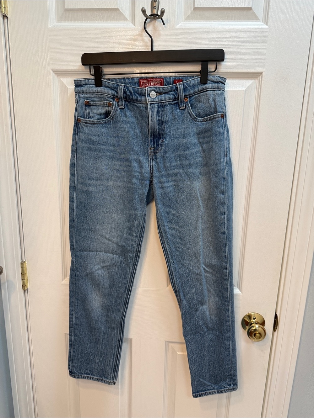 Lucky Brand Sienna Slim Boyfriend Jeans - Light Blue Denim